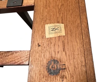 Art Deco Modernist Coat Rack by P.E.L. Izeren for De Genneper Molen, 1920s